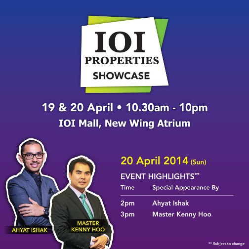 Good Feng Shui talks by Master Kenny Hoo @ IOI Properties Showcase Good Feng Shui talks by Master Kenny Hoo @ IOI Properties Showcase
